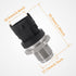 KIPA Fuel Rail Pressure Sensor for Dodge Ram 2500 2003-2007 Dodge Ram 2003-2006 Truck Cummins Diesel L6 5.9L Replace Bosch OEM # 0281006425 028100...