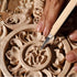 4pcs Wood Carving Knife Carving Chisels Manual Sharpener Carving Tools Set for Woodworking Wood Engraving Rubber Stamp Pattern Carving Craft Proje...
