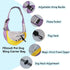 FEimaX Pet Dog Sling Carrier Puppy Pet Slings Bag for Small Dogs Cats Satchel Carriers Breathable Mesh Hand Free with Adjustable Strap Doggie Cros...
