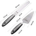 Cake Cutting Set for Wedding Cake Knife and Server Set, Cake Cutter and Pie Spatula, Cake Server and Knife Set of 2 with Thickened Stainless Steel...
