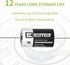 EEMB ER14250 1/2AA 3.6V Lithium Battery with AX Solder Tabs Li-SOCL? Non-Rechargeable Battery XL-050F SB-AA02 LS14250 TL-5902 TL-2150 for Slot Mac...