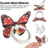 Multi-Function Mounts and Holder Three Pack Blue&Yellow&Pink Butterfly Metal Phone Ring Stand for Cellphones&Tablets...