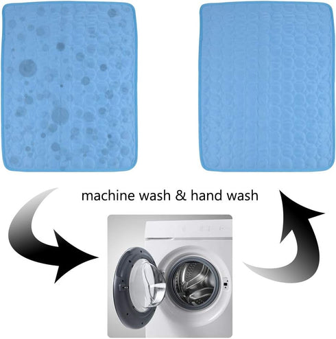 Dog Cooling Mat Ice Silk Self Cooling Bed Pads Cat Sleeping Mat for Kennel Sofa (XL (40" x 28"))...