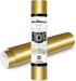 TECKWRAP Gold Adhesive Vinyl Glossy Gold Vinyl Wrap Matte Gold Vinyl Permanent 12" x 10ft, Glossy Gold...