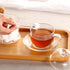 2 Pcs Transparent Glass Spoon Stirring Spoons for Tea Coffee Cocktail Milk Home Party Bar Use...