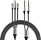 4.26FT MFi Certified Lightning to 1/4 Inch Audio Adapter Cable, Within 1/4 to USB C, 3.5mm to TS Audio Cable, DAC Chip Include, 3-in-1 Stereo 1/4 ...