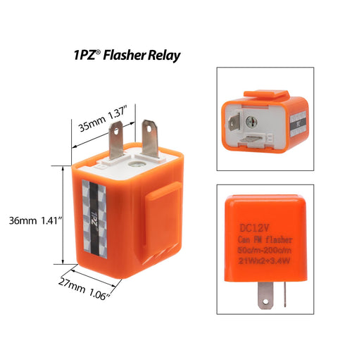1PZ MS1-S01 7/8" Multi-Function Horn Turn Signal On/Off Light Switch + Flasher Relay + Horn Replacement for Honda Yamaha Suzuki Kawasaki Arctic Ca...
