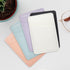 Phone Wallet Stick On, Leather Phone Card Holder, Credit Card Holder for Phone Case Compatible with iPhone, Samsung and Android - White, Purple...
