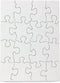 Hygloss Blank Puzzle for Decorating – for DIY Invite, Party Favors, Art Activity – 4 x 5.5 Inches, 16 Pieces - 8 White Jigsaw Puzzles with Envelop...