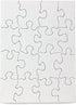 Hygloss Blank Puzzle for Decorating – for DIY Invite, Party Favors, Art Activity – 4 x 5.5 Inches, 16 Pieces - 8 White Jigsaw Puzzles with Envelop...
