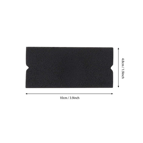 EHDIS Vinyl Squeegee Buffer Self-Adhesive Fabric Felt Edge for 4 inch Squeegee Wet and Dry Use 10PCS/Pack...