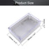 Fielect Clear Junction Box ABS Plastic Project Box Dustproof Waterproof IP65 Universal Electrical Project Enclosure with Transparent Cover, 7.87" ...