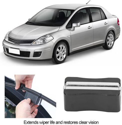 Wiper Blade Repair Tool? Qiilu Windshield Wiper Trimmer ?Windshield Wiper Blades Regroover Cutter Restorer with Storage Bag Auto Repair Tool auto ...