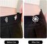 6 Sets Flower Jeans Button Pant Waist Tightener, Adjustable Jean Button Pin, Detachable Jean Button, No Sewing Buttons for Jeans Pant Clips for Lo...