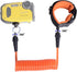 Steel-cored Waterproof Action Camera Anti-Loose Dive Wrist Strap, Diving Surfing Snorkeling Drifting Safety Wire Rope Tether for GoPro Sony Olympu...