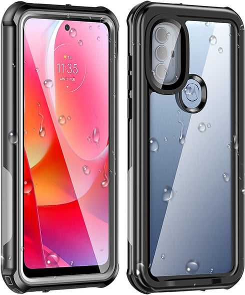 AICase for Motorola Moto G Power 2022 Case Waterproof, Heavy Duty Military Grade Drop Protection Full Body Protective Built in Screen Protector Co...