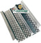 A-M Gutter Guard - Aluminum - Sample Pack - includes both 5" and 6" Width Samples (7" in length, Mill Finish)...