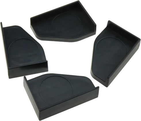 4PCS Black Plastic Fish Tank Corner Protector Aquarium Glass Angle Cover for Home...