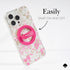 Kate Spade New York Magnetic Phone Loop Grip - Removable and Collapsible - Pom Pom Pink...