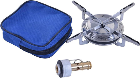 Windproof Camping Gas Stove Portable Foldable Backpack Electronic Stove Head Outdoor Cooking Picnic HikingMountaineering Camping...