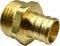 Brass Garden Hose Adapter Fitting, 3/4” PEX Barb and 3/4” GHT Male Connector, Heavy-Duty High-Pressure Support, Rust and Corrosion Resistant...