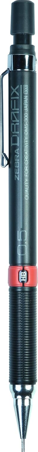 Zebra Pen Zensations Drafix Technical Pencil, 0.5mm, Red Lead Grade Indicator, 1-Count...