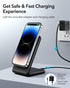 Meifigno Magnetic Wireless Charger for iPhone 15/14/13/12 Series, Fast Charging with PD3.0 20W USB-C Adapter & Charging Cable MagSafe Charger Stan...