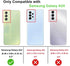 Design for Samsung Galxy A24 Case Waterproof, Dust Proof Full Body Shockproof Case for Galaxy A24 4G Case with Screen Protector (Black)...