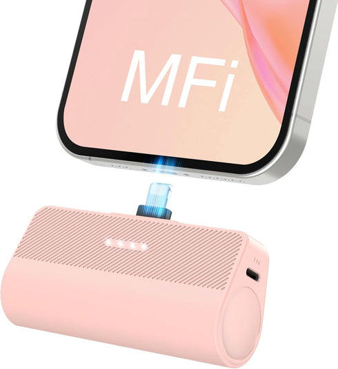 KKD Portable Charger for iPhone,MFi Certified with 5000mAh Small Power Bank Charging?Upgrade Portable Phone Charger Battery Pack Compatible with i...