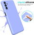 Samsung Galaxy A14 5G (Not for 4G) Case, Liquid Silicone Case with Microfiber Lining Thickening Shockproof Design Soft Gel Rubber Phone Case Cover...
