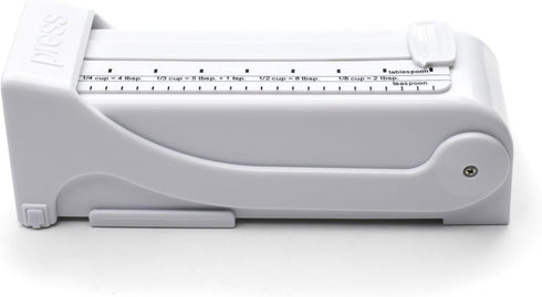 KitchenArt Buttermate Butter Cutter Slicer, Measuring Dispenser and Keeper, White...