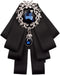 Topz bow brooch for men christmas tie adjustable band necktie rhinestone bowties men for wedding party ceremony...