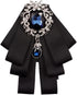 Topz bow brooch for men christmas tie adjustable band necktie rhinestone bowties men for wedding party ceremony...