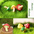 26 Pcs 1.5 to 1.8 Inch Resin Mushroom,Cute Mushrooms Fairy Garden Mushrooms Ornaments for Outdoor Decoration,Home Décor,Cake Decoration,DIY Bonsai...