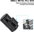 Small Daily Metal Pill Box 2 Times a Day - Waterproof Pill Container - Travel Pill Case, Portable Medicine Holder for Vitamin, Fish Oils, Suppleme...