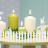 Miniature Fairy Garden Fence, DIY Wood Picket Fence Mini Ornament for Dollhouse (White Two Packs)...