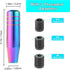 Weighted Manual Shift Knobs Multicolor, 5 Inch with 3 Threaded Adapters M8 M10 M12 x 1.25, Metal Gear Stick Shift Knob Aluminum Alloy, Universal C...