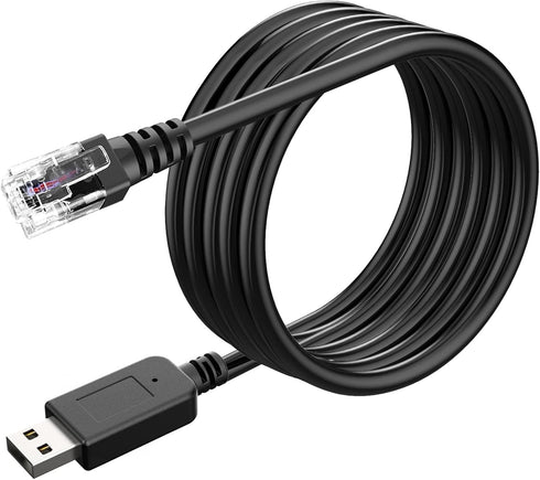 Radar Detector Cable, USB to RJ11 Plug Cable,Replacement Power Line of Radar Detector,for Uniden Escort Beltronics Radar Detector, 9.84 ft...