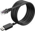 Radar Detector Cable, USB to RJ11 Plug Cable,Replacement Power Line of Radar Detector,for Uniden Escort Beltronics Radar Detector, 9.84 ft...