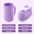 Bathtub Faucet Cover + Rinse Cup Set, Bath Tub Spout Cover for Baby Kids, Baby Wash Rinser Cup Shampoo Bath Rinser Cup, Purple Bath Gift Set...