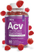 Essential Elements Apple Cider Vinegar Gummies from The Mother - Naturally-Sourced, Vegan ACV with Folic Acid and Vitamin B6 & B12 60 Count...