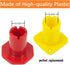 Parking Brake and Trailer Air Supply Mv-3 Knob Yellow & Red Fit for Peterbilt Kenworth Volvo Western Star Truck Replace Bendix 298818 298817...