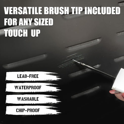 Black Appliance Touch Up Paint, Appliance Paint - High Gloss Paint Touch Up for Refrigerators, Washers, Dryers, Dishwashers, Micro-wave oven and O...