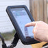 Black Waterproof Bike Protects Phone Mount Case Holder Handlebar, Phone Fits Perfectly Boxs Strong Sturdy Well-Built Mountain Frame Touch-Screen S...