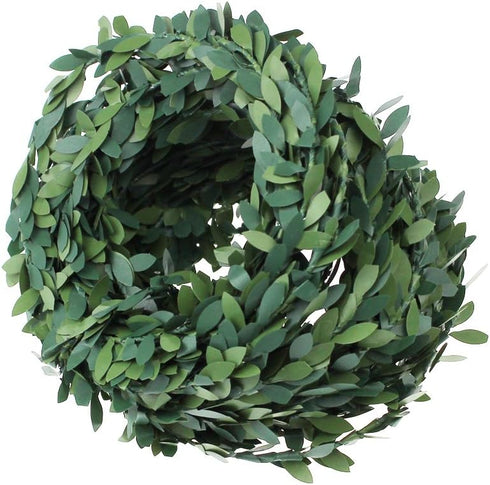 LJY 32.8 Yards Artificial Ivy Garland Foliage Green Leaves Fake Vine for Wedding Party Ceremony DIY Headbands...