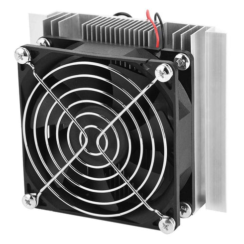 12V Semiconductor Refrigeration Module with Fan, DIY Cooling Device Peltier Cold Plate Cooler DC 12V......