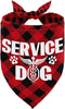 Dog Bandana, Service Dog Triangle Dog Bandana, Dog Scarf Classical Plaid Printing, Dog Scarf Accessories, Dog Bandana Pet Scarf, Pet Scarf, Pet Sc...