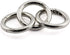 6pcs 35mm Round Spring Snap Hooks Clip DIY Accessories for Handbag Purse Shoulder Strap Key Chains Buckle Zinc Alloy Circle Round Metal Spring Key...