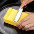 Stainless Steel Kitchen Utensil Set Includes 3-in-1 Butter Knife,Cheese Spreader,and Cake Server,for Butter, Cheese,Jam,Dessert (black)...