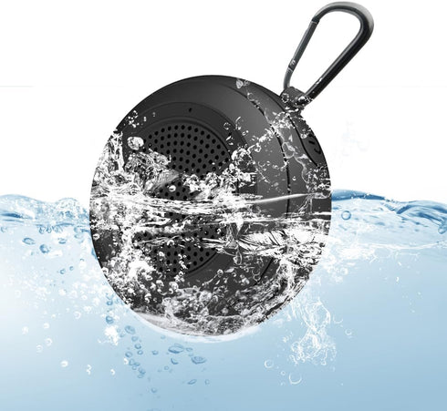 Portable Bluetooth Speakers, IPX7 Floating Waterproof Wireless Small Shower Speaker, Hands Free Calling, Bluetooth 5.3, True Wireless Stereo for O...